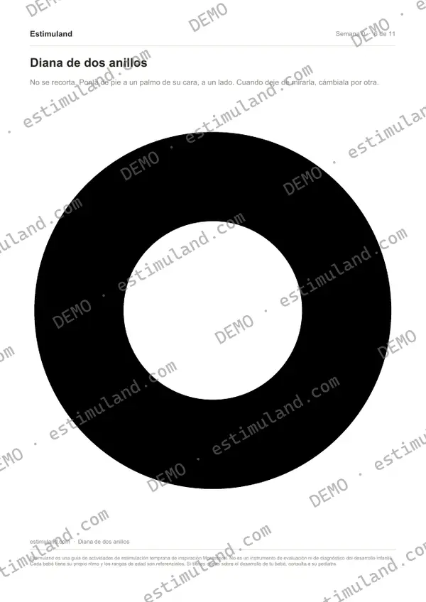 Diana de dos anillos — hoja 6 de 11, en muestra