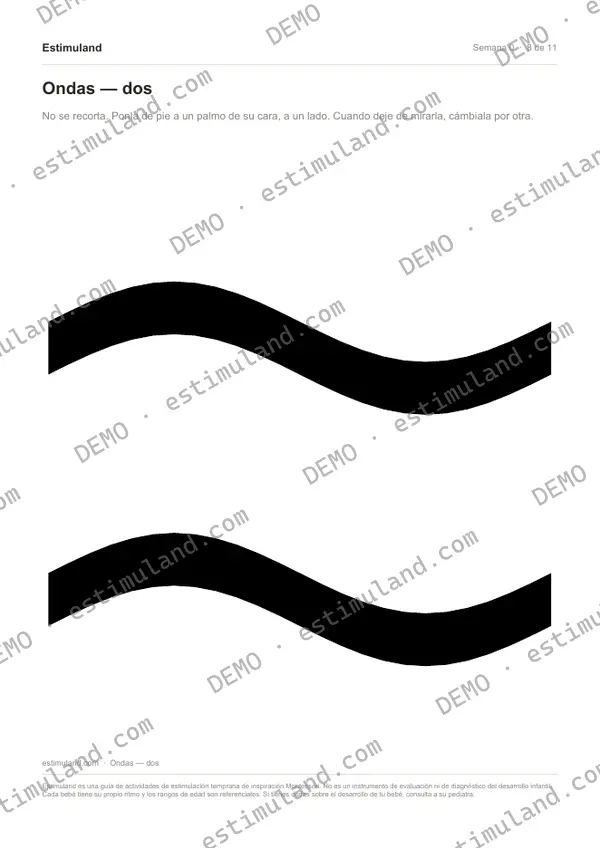 Ondas — dos — hoja 8 de 11, en muestra