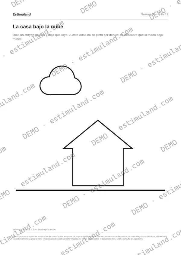 La casa bajo la nube — hoja 4 de 11, en muestra