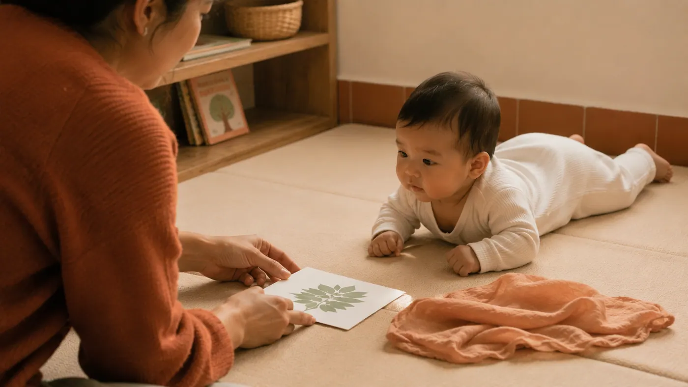 Una madre con su bebé en casa: el manotazo que sí quiere dar