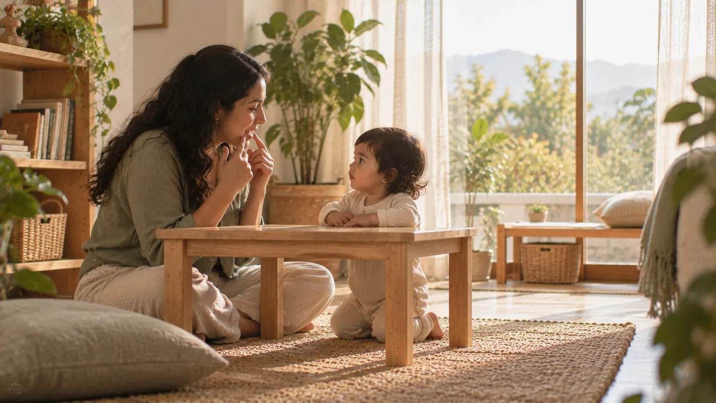 Una madre con su bebé en casa: preguntas que se pueden contestar